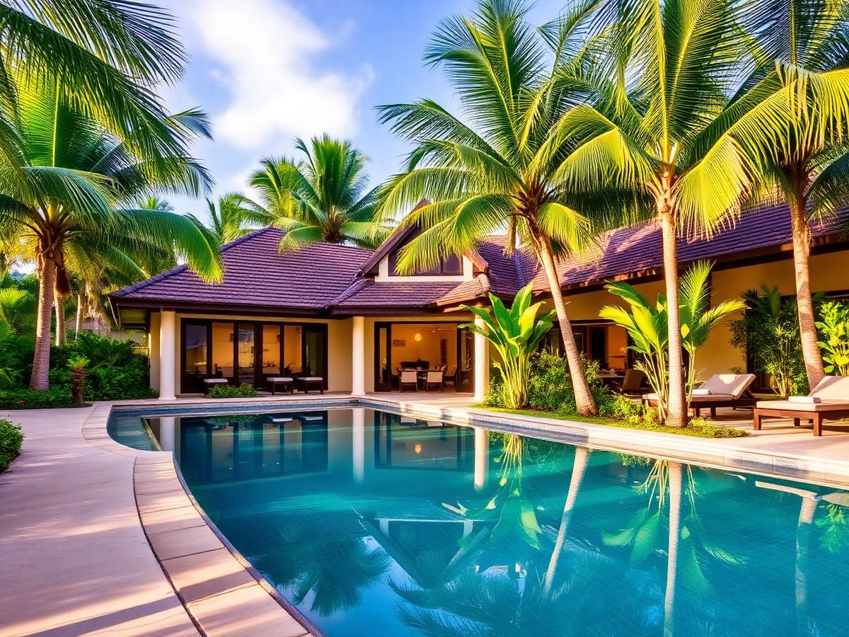 Poolvilla på Apsaras